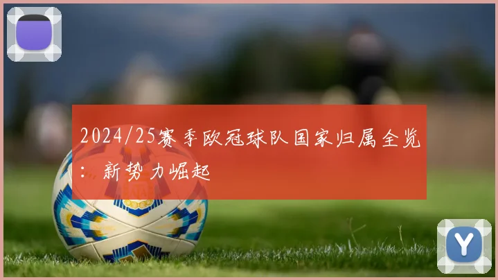 2024/25赛季欧冠球队国家归属全览:新势力崛起